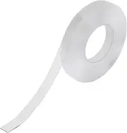 X AUTOHAUX 1 Roll Car/DIY Crafts Nano Double Sided Tape Heavy Duty Reusable Clear Tape Strips 196.85in/16.4ftx1cm/0.39inx1mm/0.04in Acrylic