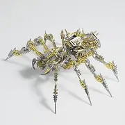FCCGEAR Metal 3D Metal Puzzles for Adults, Spider Demon King Metal Puzzles Model Building Kits DIY 3D Assembly Puzzles Model Kits for Birthday, Christmas