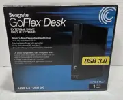 Seagate GoFlex Desk External Drive 1 TB USB 3.0 PC & Mac SEALED