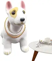 Dog Decorations Table Top | Car Interior Cartoon Dog Figurine - Cartoon Action Figures Collectible Model Resin Cute for Bedroom Table Counter Living Room Home Office Vehicle Decoration