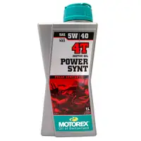 在飛比找松果購物優惠-MOTOREX POWER SYNT 4T 5W40 全合成