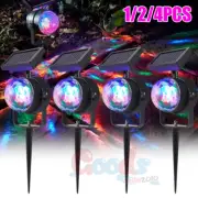 Laser Lights Outdoor Solar Power Star Light Projector Xmas Christmas Bulbs Light