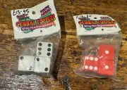 Drum DICE Knobs Gretsch Cymbal Stand Topper Diceknobs 8mm Wing Nut 6 PACK