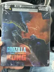 Godzilla vs. Kong Steelbook (4K, Blu-ray, Digital) Brand New