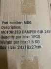 S&P Soler & Palau MD6 Motorized Backdraft Damper, Silver (NEW)