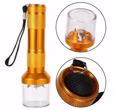 Electric Tobacco Grinder Portable Herb Grinder - Gold