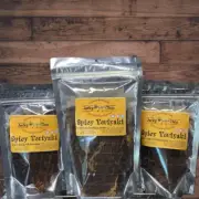 SM BEEF JERKY SNACKSSPICY TERIYAKI --The Famous Recipe!! Created By JERKY THIN