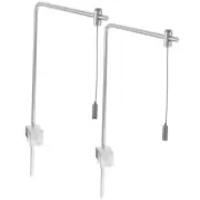 2 Pcs Fish Tank Lamp Holder Lighting Aquarium Mounting Arm Holders