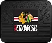 NHL Chicago Blackhawks Heavy Duty Rear Seat 2015 Stanley Cup Champion Sports Fan Car Floor Mats, Team Color, One Size