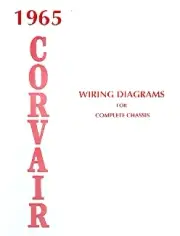 1965 CORVAIR WIRING DIAGRAM MANUAL