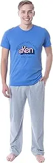 [INTIMO] Barbie Movie Mens' Not Just Arm Candy Ken Doll Sleep Pajama Set For Adults