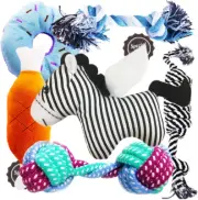 BUIBIIU Dog/Puppy Teething Toys, Assorted Chew Toys, 6 Ct