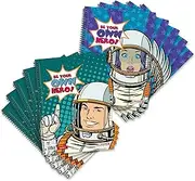 Landre Hero College Notepad A4 Squared Ruling Style 28 2 Assorted Designs Pack of 10