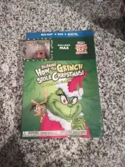 Grinch Stole Christmas DVD Funko Pop Gift Set Exclusive Max Keychain Ornament