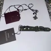 Official Slowear Cross 925 Silver Necklace Rrp £110 And Watch Strap Rrp £42