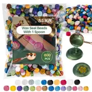 600PCS Wax Seal Beads, Multi-Color Sealing Wax for Stamp Seals & Envelopes