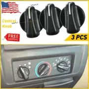 For 1999-2006 Jeep Wrangler 3X Rear Heater A/C Temperature HVAC Fan Control Knob (for: Jeep)