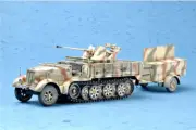 GERMAN 3.7CM FLAK 37 AUF SELBSTFAHRLAFETTE 1/35 tank Trumpeter model kit 01525