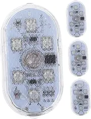 TOKIDNY Car Ambient Lighting 2 Pack Led Touch Sensitive Lights Powered Quick Install for Roof Reading Car Interior Decor