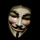 Anonymous V Vendetta Guy Fawkes Hacker Face Mask Halloween Cosplay Party Mask #