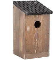 Bird House, DIY Hanging Wooden Bird Breeding House Outdoor Garden Bird Nesting Box for Finch Lovebirds Cockatiel Budgie Conure, Great Bird Enthusiasts
