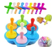 New Silicone ICE POP/BABY FOOD MINI MOLD Blue