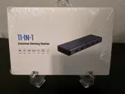 11 in 1 Docking Station OTAITEK USB C HUB Dual 4K60Hz Video Outputs Laptop PC