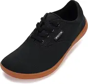 [WHITIN] Men's Wide Canvas Barefoot Sneakers | Zero Drop Sole | Minimalist Footwear, W87 |