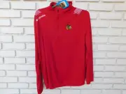 Columbia OMNI-WICK Quarter Zip Long Sleeve Pullover - Chicago Blackhawks - L