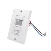 AC220V PIR Indoor Motion Sensor Light Switch Wall Occupancy Detector Auto On/Off