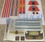 SPACE VALOUR / ZORK ITALIAN BOOTLEG JUMBO MACHINDER DECAL/STICKER SET