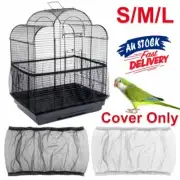 Shell Skirt Mesh Cover Pet Bird Cage Guard Nylon Net Seed Catcher