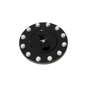 Aeroflow Brand Billet Fuel Cell Cap Assembly for All Fuel Cells Black