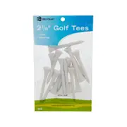 Golf Craft 2 1/8" Wooden White Golf Tees -15 pack