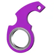 Kid Fingertip Spinning Keyring Spinner Stress Toy Metal Fidget Toys Purple