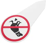 Kisangel Dog Poop Sign Dont Poop in My Yard Dog Signs Dog Stake for Yard Dog Yard Stake Yard Stake for Dogs No Pooping Dog Signs for Yard No Pooping Sign Yard Sign Chevron Board