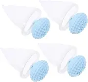 4pcs Pet Hair Remover for Washing Machine Laundry Hair Catcher Filter Bag Universal Fit Lint Trap Efficient Hair Capture Pp Polyester Material Easy Cleaning