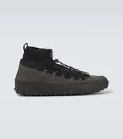 [Lemaire] Lemaire x Vibram suede-trimmed sneakers AU 11 brown