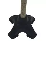 Heavy Duty Rubber Self Standing Quad Base