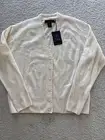 Tahari 2 Ply Cashmere Cardigan “XL” New With Tag