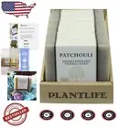 Organic Patchouli Soap Bars - 6-Pack Cold Processed Plant-Based Aloe Relief