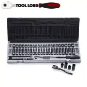 Action 53 Piece 1/4” Drive Metric & AF Standard & Deep Socket Set 14045302