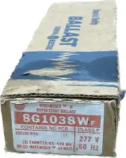 GENERAL ELECTRIC GE 8G1038W F MAXI-MISER II RAPID START BALLAST F40WT12 NEW