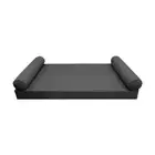 STYLE 5 Mattress & Pillow Daybed Porch Swing Piped Trim Twin AD003 |COVERS ONLY|