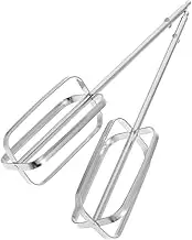 OHPHCALL 2Pcs Stainless Mixer Beaters Attachments Egg Beater Dough Mixer Spare Parts for Electric Hand Mixers Food Mixer Accessories for Baking Needs