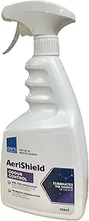 AerisGuard AeriShield | Odour Control Spray 750 Ml | Deodoriser for Bins | For hard & soft surfaces | Natural and Bio Degradable | Australian Made | Safe & Effective Pet Friendly Formula