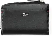 [TAKEO KIKUCHI] TKW-1090223-001 Black [Takeokichi] Zipper Coin Purse with Key, Black, one Size