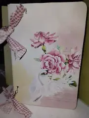 Swan Junk Journals Scrapbook USA Seller