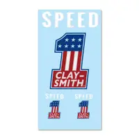 在飛比找蝦皮商城優惠-Clay Smith No. 1 彩色 貼紙 (透明底)[C