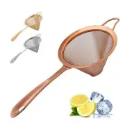 Professional Bartender Fine Mesh Sieve Strainer, Rust Regular Antique Copper